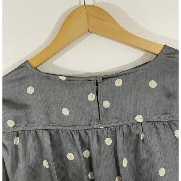 RYEGRASS Gray Dots Women’s Blouse New With Tags Size: XS - Picture 5 of 13